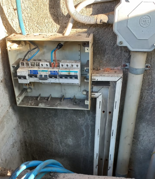 Impianto prima della manutenzione operativa
